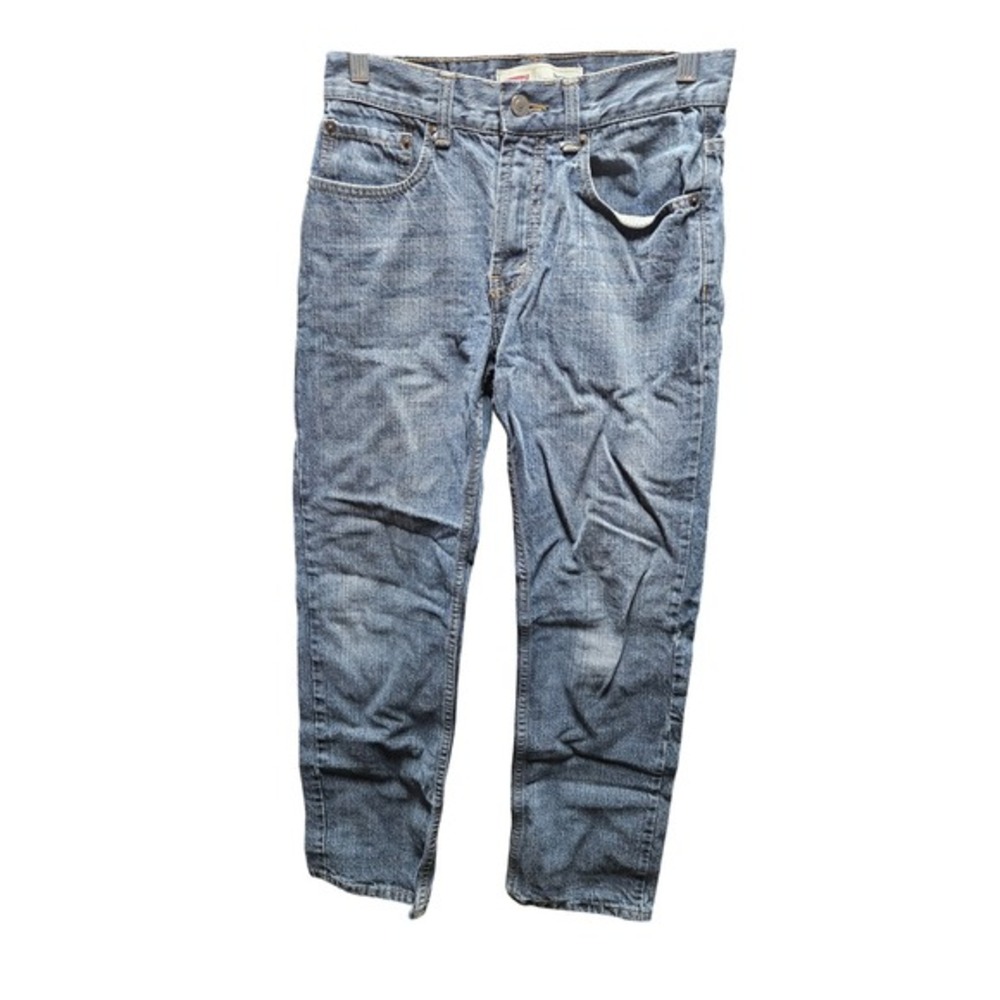 Levi's 505 Jeans Boys Size 16 Slim Blue Denim Classic Fit‎